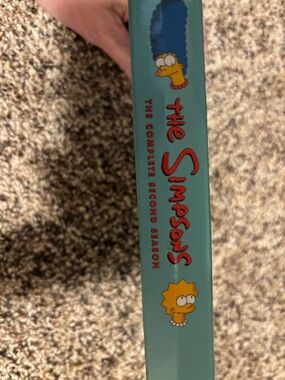 The Simpsons Complete Second Season Box Set - Teal with Yellow Accents